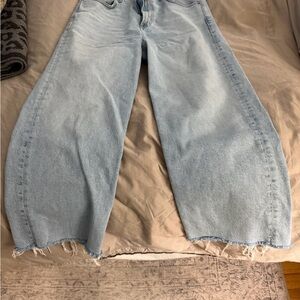 Agolde Ren Light Wash Flare Jeans